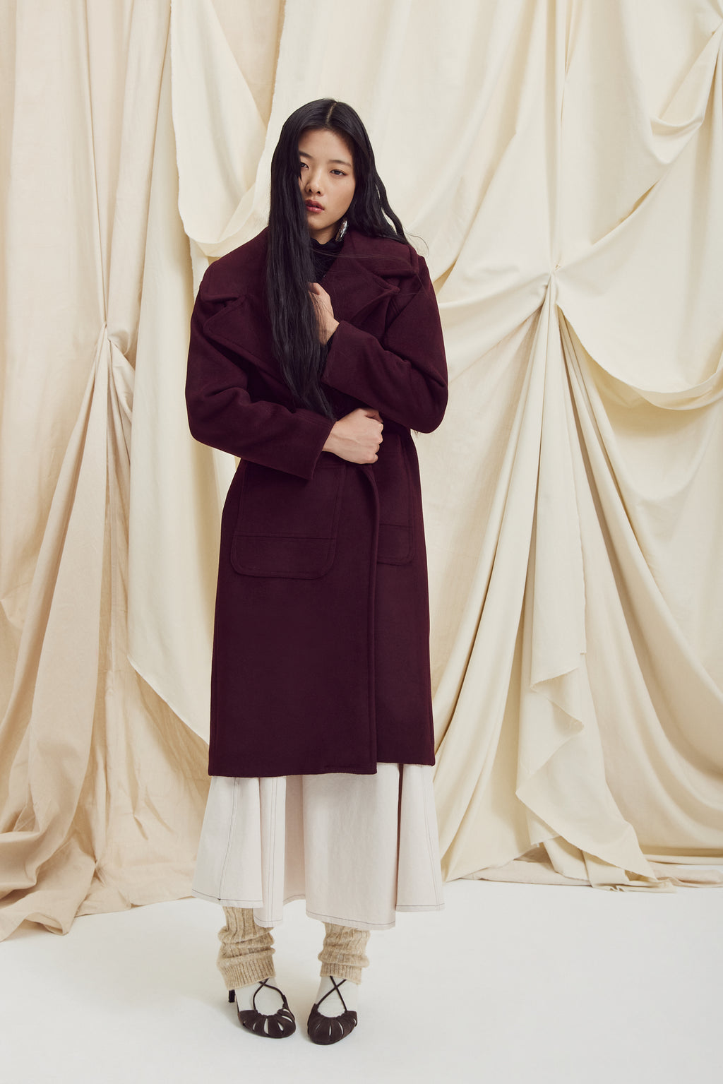 Manteau De Spectacle Dressage Femme Ovation Shine - Couleur Prune Foncé, Tailles Variables, Neuf Dans Son Emballage