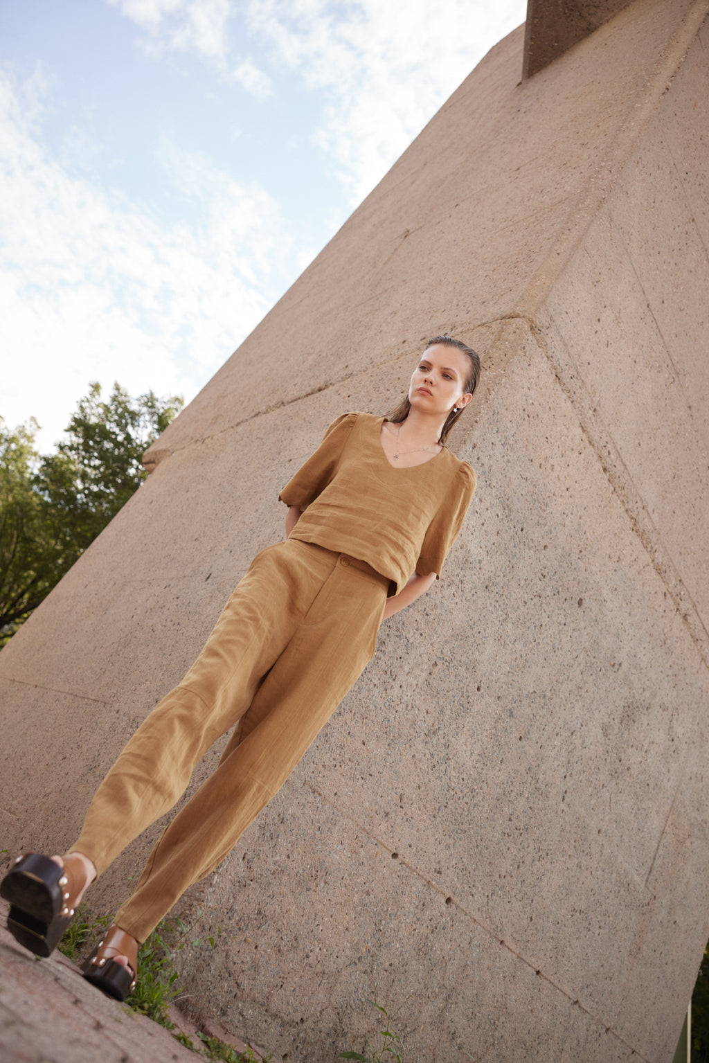 Eve Gravel Héra Top in Sage