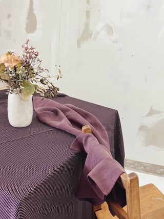 LA NAPPE FESTIVE - Navy & Burgundy