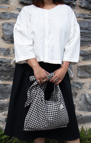 THE GINGHAM PAPERBAG BAG