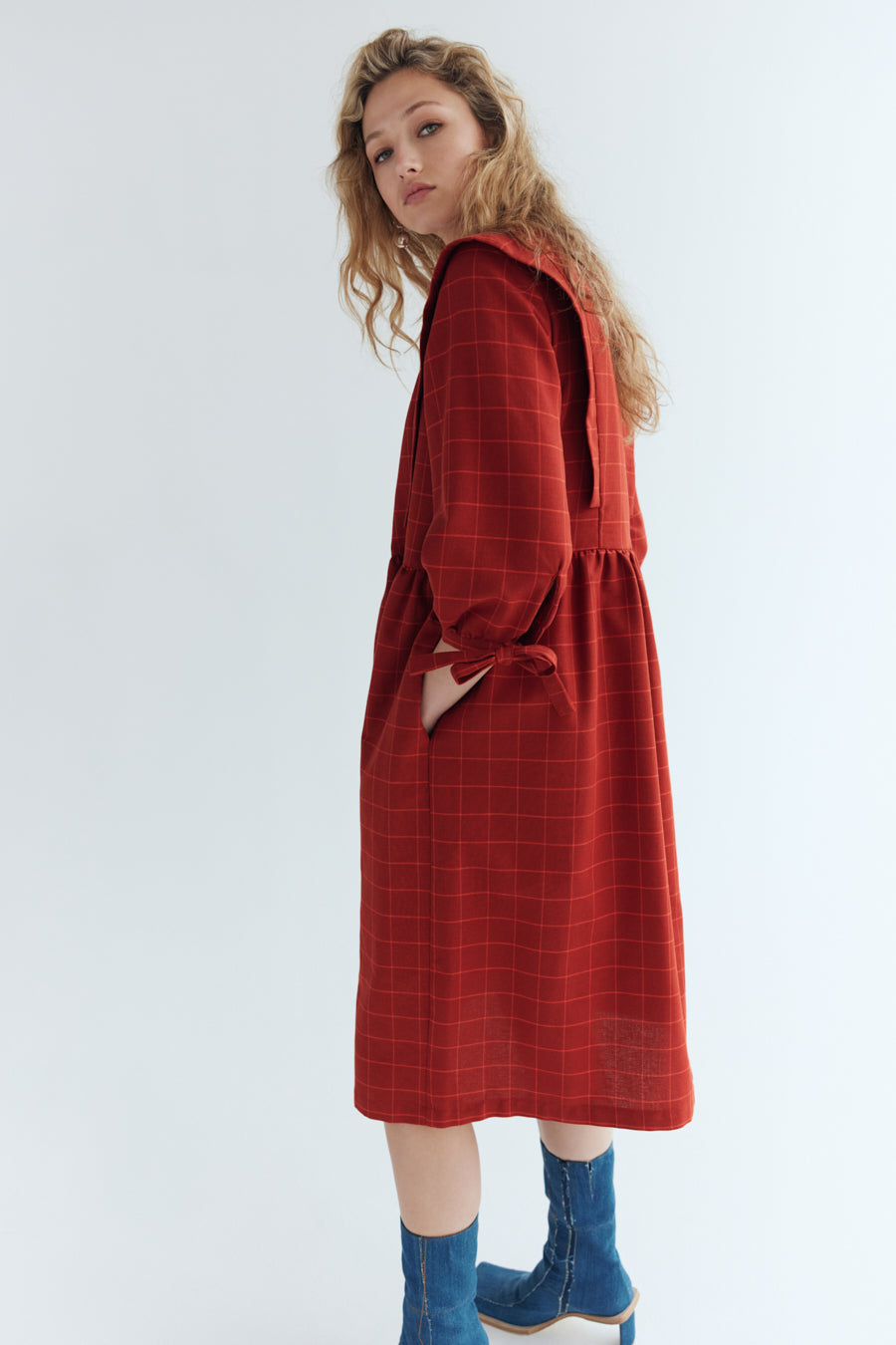 EVE GRAVEL Women's long cotton dress Eve Gravel