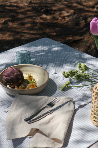LA NAPPE CARRÉE ORGANIC STRIPES