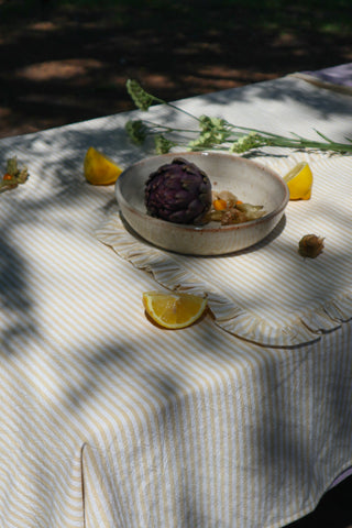 LA NAPPE CARRÉE ORGANIC STRIPES