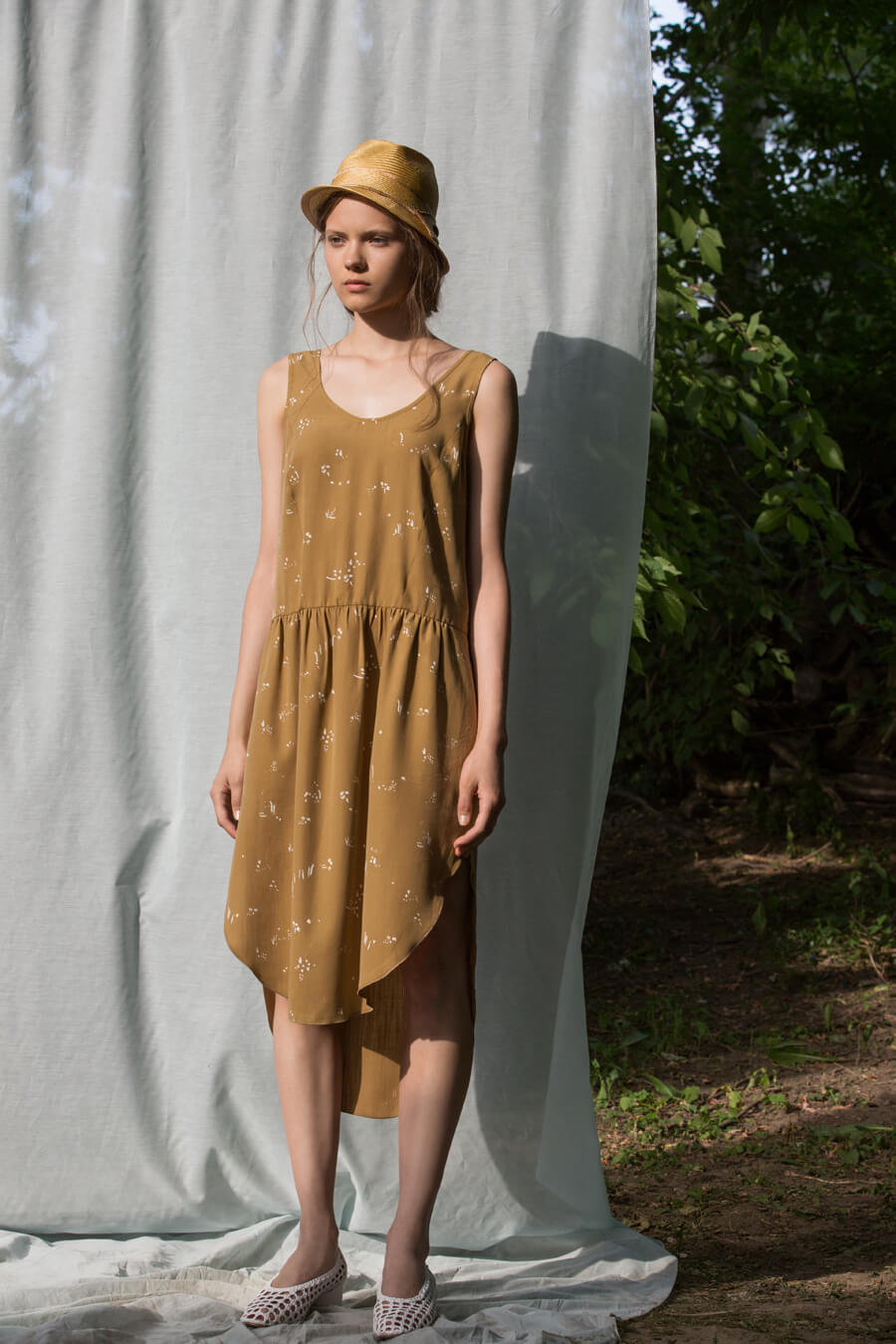 CLÉMENTINE dress Eve Gravel